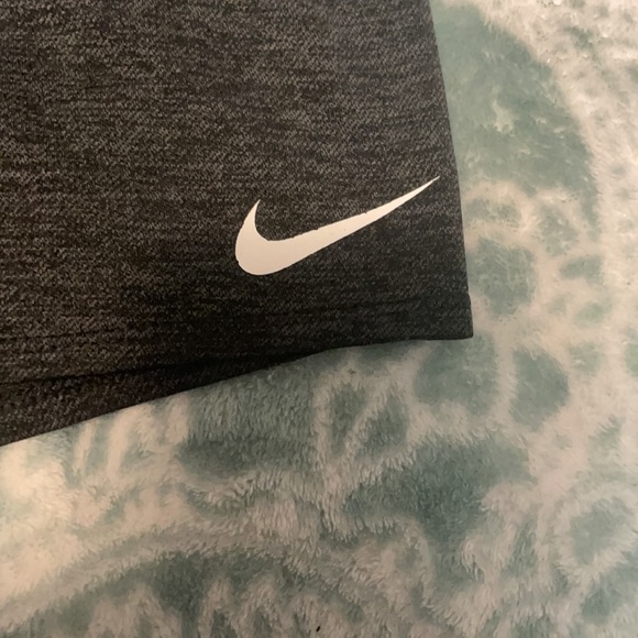 Girls Nike Black/Gray Athletic shorts - Picture 4 of 4